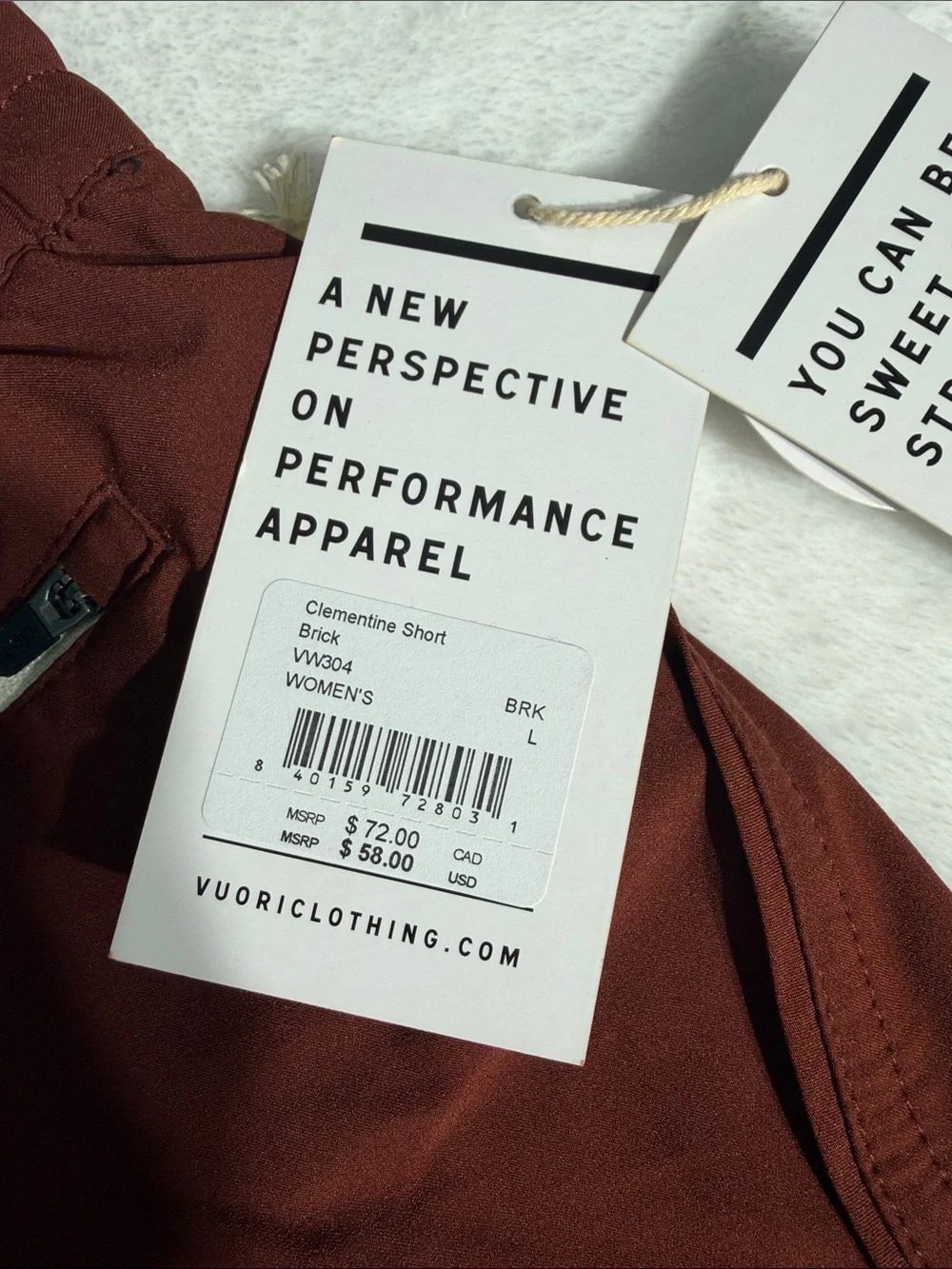 Vuori Clementine Brick Athletic Drawstring Shorts - Picture 2 of 4